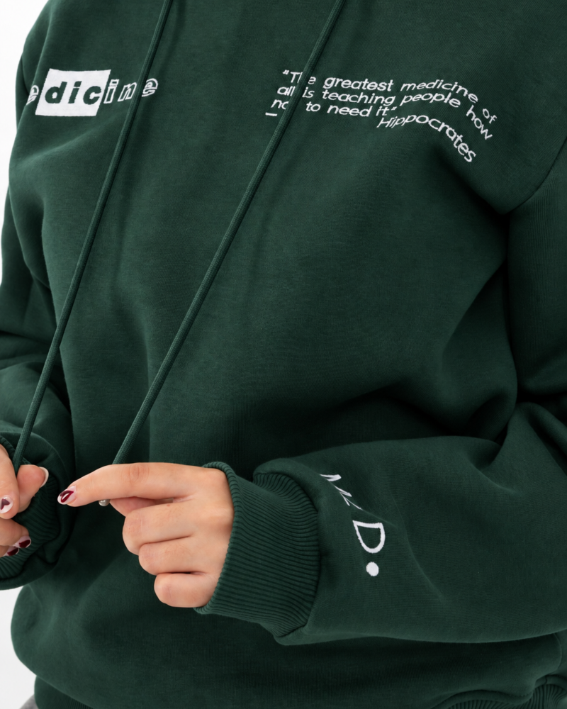 Medicine 1 Sweatshirt – Koyu Yeşil