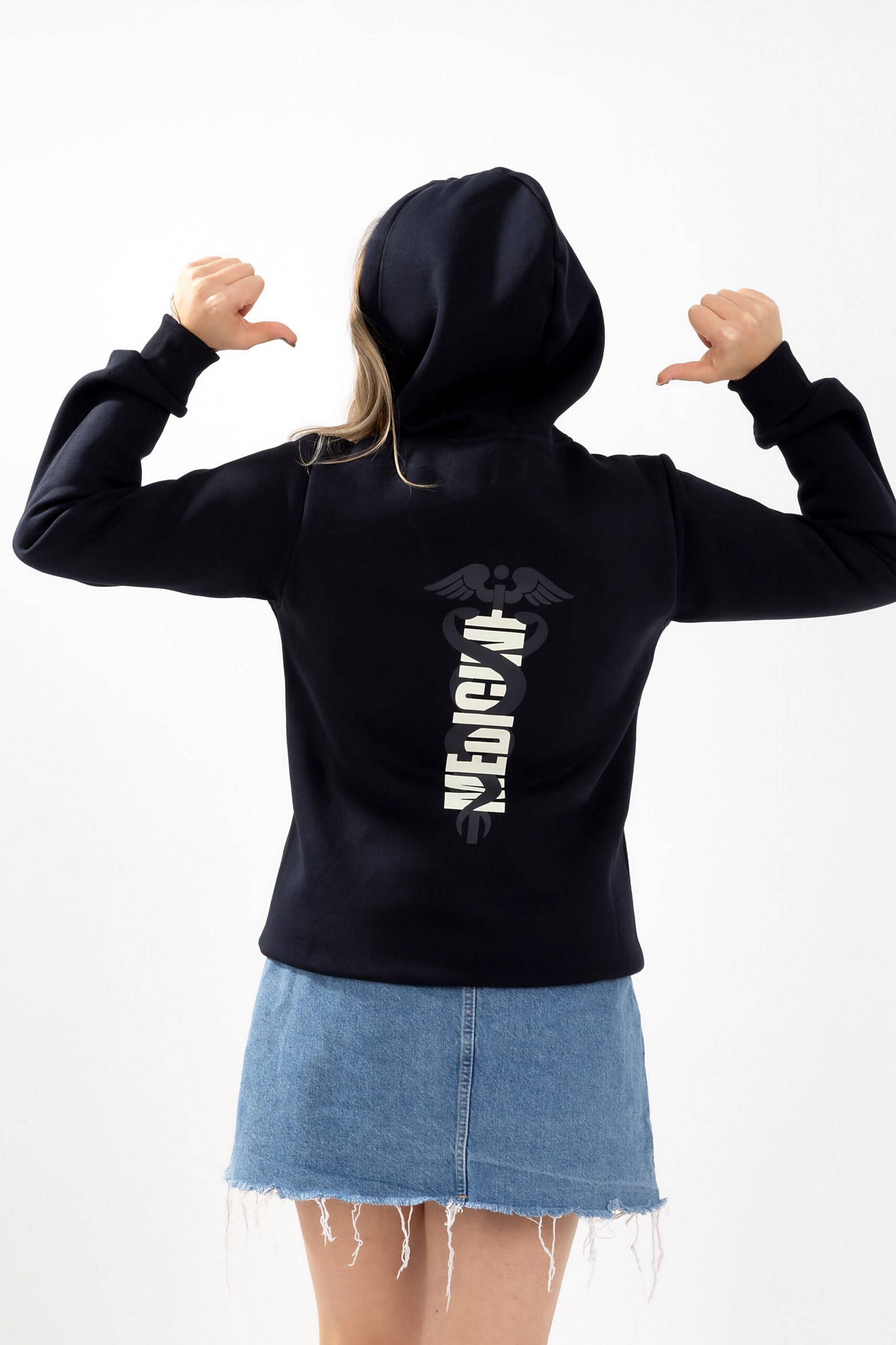 Lacivert rahat kesim sweatshirt, kış giyim, rahat giyim