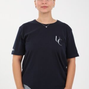 Lacivert renkli rahat kesim tişört